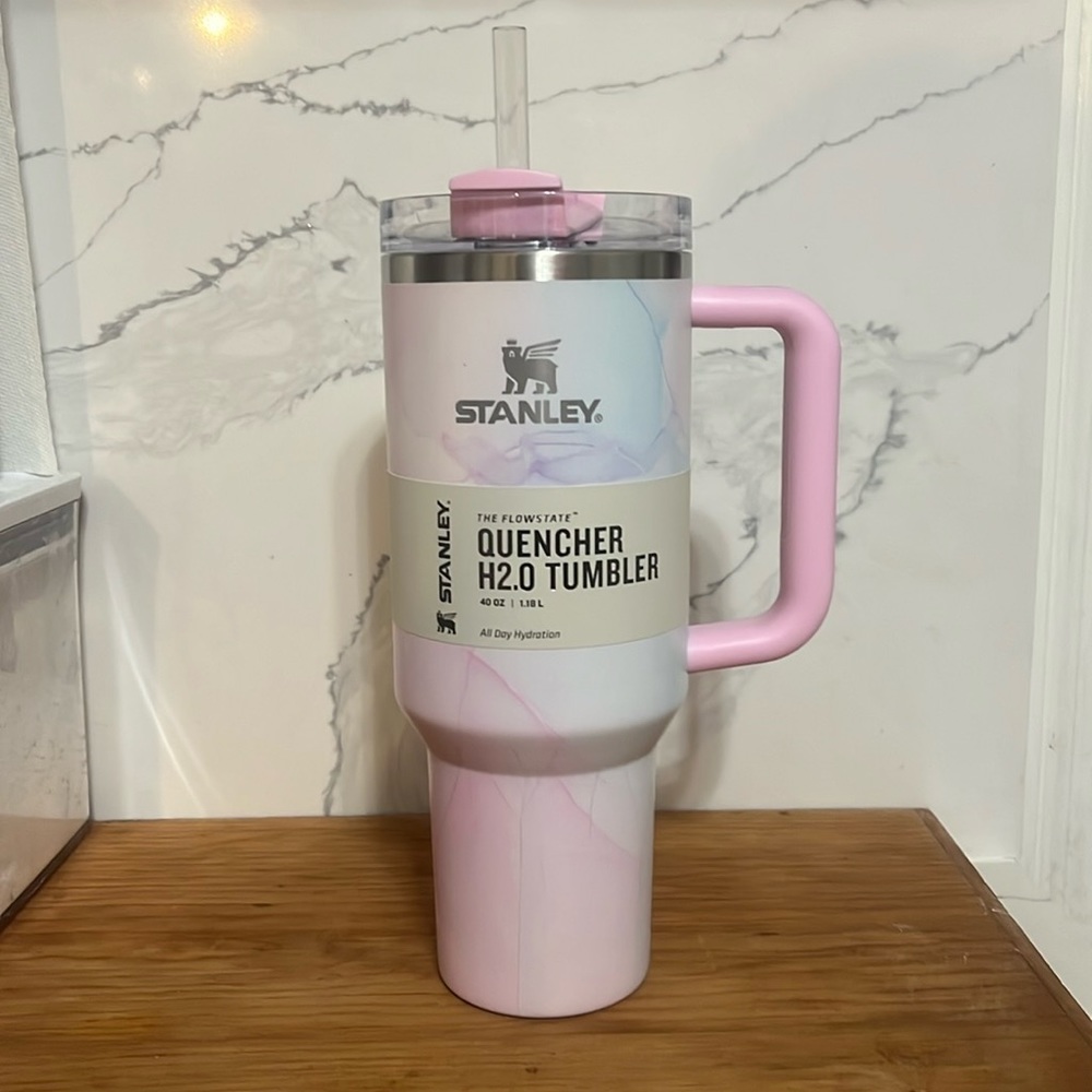 [“Taylor Swift” Stanley] NEW Stanley H2.0 Watercolor Tulle-40oz Quencher Tumbler